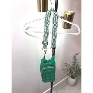 WanderFull Crossbody adjustable bag waterbottle holder walking active purse grn